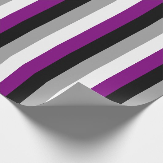 Asexual Pride Flag Verticaal Cadeaupapier (Hoek)