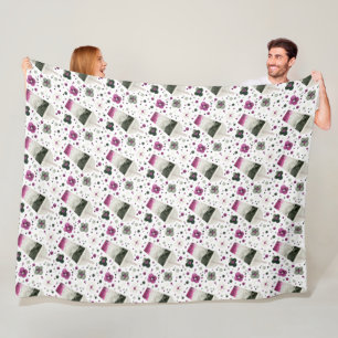 Asexual Pride Fleece Blanket Deken