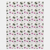 Asexual Pride Fleece Blanket Deken (Voorkant)