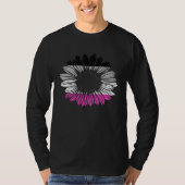 Asexual Pride Flower T-shirt (Voorkant)