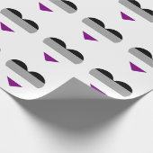 Asexual Pride Heart Cadeaupapier (Hoek)