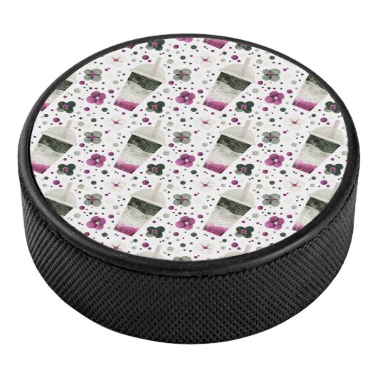 Asexual Pride Hockey Puck (3/4)