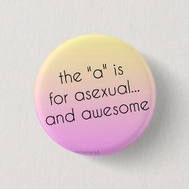 Asexual Pride pin Ronde Button 3,2 Cm