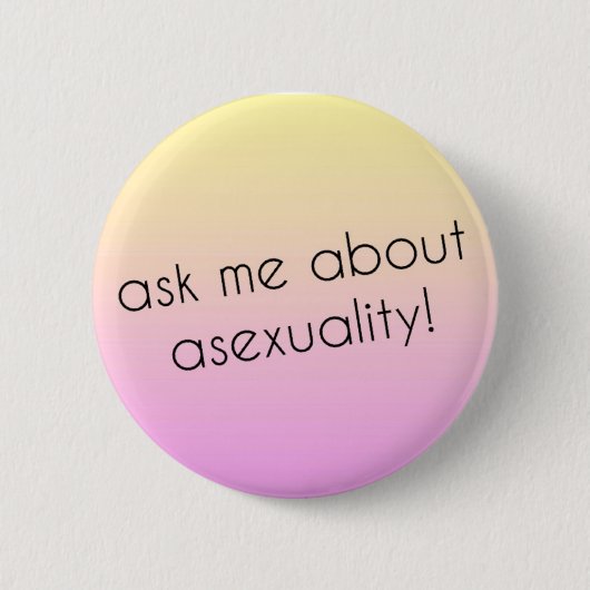 Asexual Pride pin Ronde Button 5,7 Cm (Voorkant)