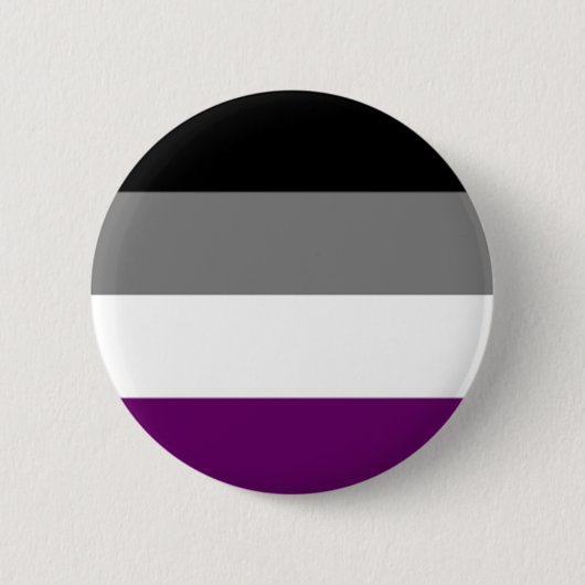 asexual pride pin ronde button 5,7 cm (Voorkant)