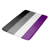 Asexual Pride Rainbow {{{&Ace | Demi | Grijs}} Badmat (Gekanteld)