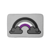 Asexual Pride Rainbow +{ Ace | Demi | Grijs} + Bat Badmat (Voorkant)