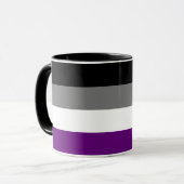 Asexual Pride Rainbow Flag | Demi | Grey] Mok (Voorkant links)