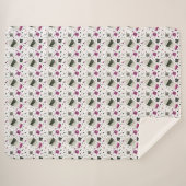 Asexual Pride Sherpa Blanket Deken (Voorkant (horizontaal))