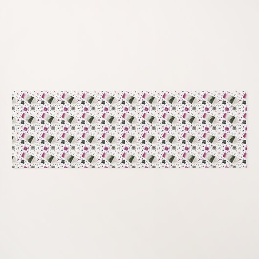 Asexual Pride Yoga Mat (Achterkant (horizontaal))