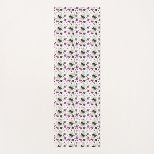 Asexual Pride Yoga Mat (Voorkant)