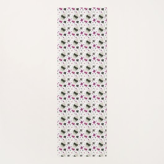 Asexual Pride Yoga Mat (Achterkant)