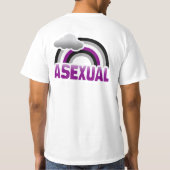 ASEXUAL RAINBOW T-SHIRT (Achterkant)