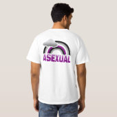 ASEXUAL RAINBOW T-SHIRT (Achterkant volledig)