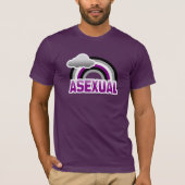 ASEXUAL RAINBOW T-SHIRT (Voorkant)