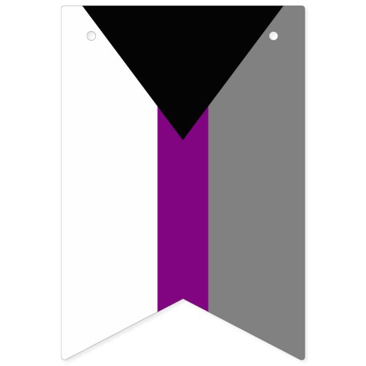 Asexual Spectrum Bunting Flags Vlaggetjes (Tweede vlag)