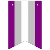 Asexual Spectrum Bunting Flags Vlaggetjes (Derde vlag)