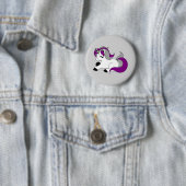 Asexual unicorn ronde button 5,7 cm (In situ)