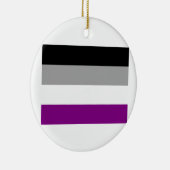 ASEXUAL VLAG ORIGINEEL KERAMISCH ORNAMENT (Rechts)