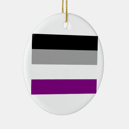 ASEXUAL VLAG ORIGINEEL KERAMISCH ORNAMENT (Rechts)