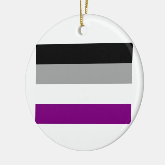 ASEXUAL VLAG ORIGINEEL KERAMISCH ORNAMENT (Links)