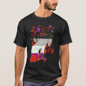 Asexual Wolf LGBQA Ace Bloem Asexualiteit Pride As T-shirt (Voorkant)