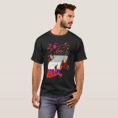 Asexual Wolf LGBQA Ace Bloem Asexualiteit Pride As T-shirt (Voorkant volledig)