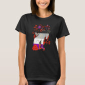 Asexual Wolf LGBQA Ace Bloem Asexualiteit Pride As T-shirt (Voorkant)