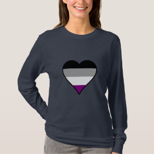 Asexualiteit pride hart Hoodie T-Shirt
