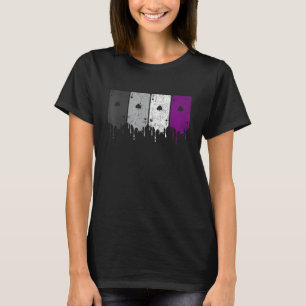 Asexualiteit Pride-speelkaarten Ace-vlag Lgbtq Ase T-shirt