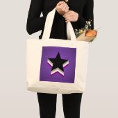 Asexualiteit pride sterren rugzak grote tote bag (Voorkant (product))