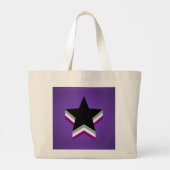 Asexualiteit pride sterren rugzak grote tote bag (Achterkant)