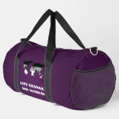 Asexualiteit Pride Wereldkaart Plunjezak (Rechterhoek)