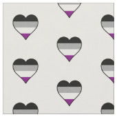 Asexualiteit prideharten stof (Close Up)