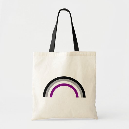 Asexualiteit regenboogpride Tas (Voorkant)