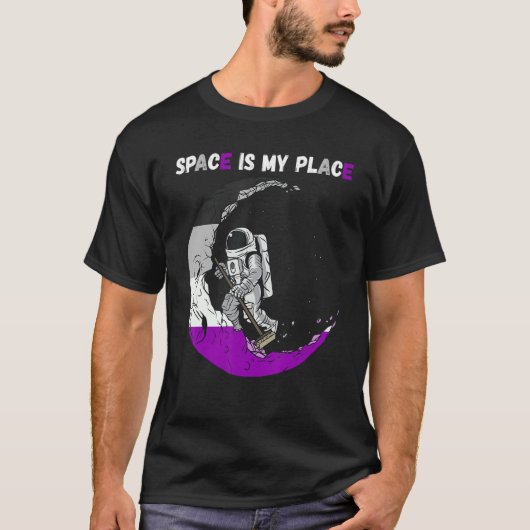 Asexualiteitenruimte in de Asexualiteitenruimte bi T-shirt (Voorkant)