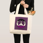 Asexualiteitspakbord rugzak grote tote bag (Voorkant (product))