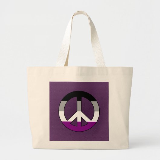 Asexualiteitspakbord rugzak grote tote bag (Voorkant)