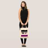 Asexualiteitvlag Tote Bag (Voorkant (model))