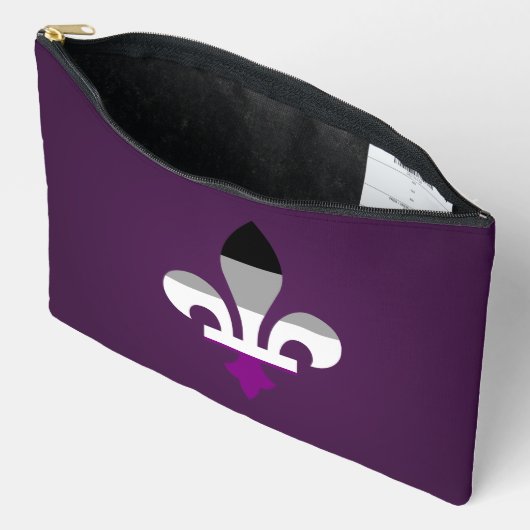 Asexuality pride fleur-de-lis  etui (Open)
