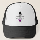 Asexuality pride fleur-de-lis Pet (Voorkant)
