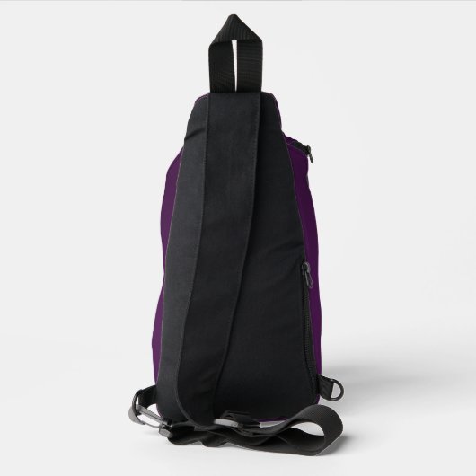 Asexuality pride fleur-de-lis  sling bag (Achterkant)