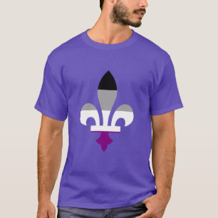 Asexuality pride fleur-de-lis T-Shirt