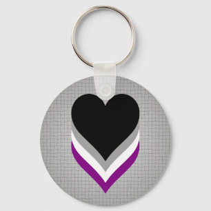 Asexuality pride harten Sleutelhanger