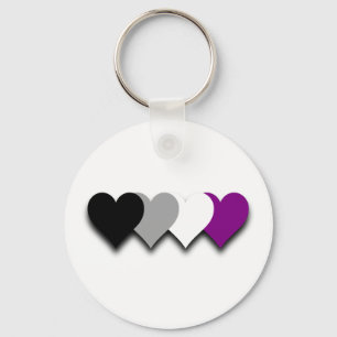 Asexuality pride harten Sleutelhanger
