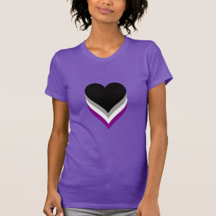 Asexuality pride hearts T-Shirt