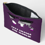 Asexuality Pride Map of The World Etui (Open)