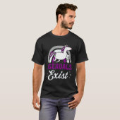 Asexuals Exist Asexual Pride Minimalist Rainbow Un T-shirt (Voorkant volledig)