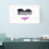 ASEXUELE HART - ASEXUELE LIEFDE SPANDOEK (Beurs)