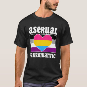 Asexuele Panromantische Pride Vlag Leuke Ace Esthe T-shirt